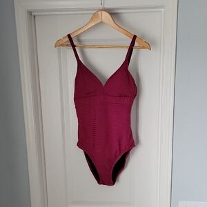 Christina Swimwear Sangria One Piece Triangle Swimsuit